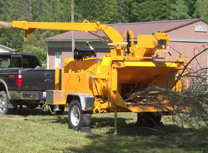 ZS-1000 Model Wood Chipper In Argentina