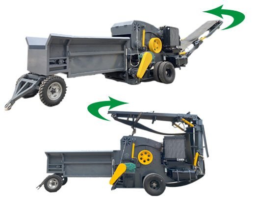 Hydraulic Folding Discharge Belt Conveyor