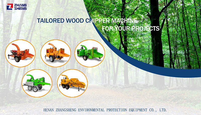 10 inch Wood Chipper-Henan Zhangsheng Environmental Protection Equipment  Co., Ltd.